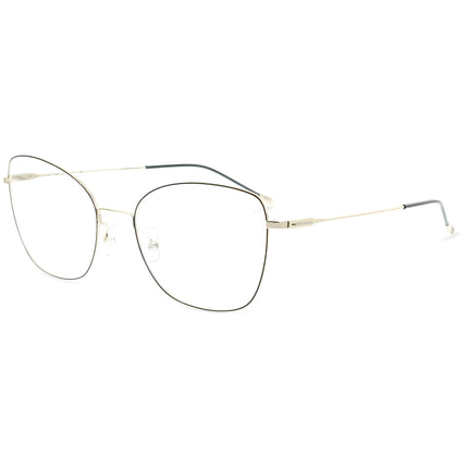 Lightec Morel Women's Eyeglasses - Black Metal Butterfly | Omicron 32 30205L ND12 ,