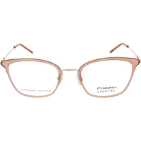 Lightec Morel Women's Eyeglasses - Pink Square Full Rim Frame | Omicron 44 30235L PD04 ,