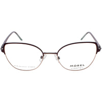 Lightec Morel Women's Eyeglasses - Dark Plum Metal Cat Eye | Omicron 48 30251L PP08 ,