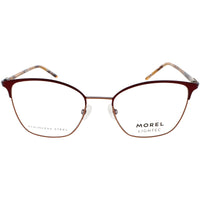 Lightec Morel Women's Eyeglasses - Red Metal Cat Eye Frame | Omicron 48 30252L PD11 ,