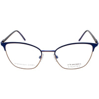 Lightec Morel Women's Eyeglasses - Dark Plum Metal Cat Eye | Omicron 48 30252L PD12 ,