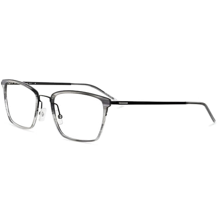 Lightec Morel Men's Eyeglasses - Black Square Full Rim Frame | Omicron 29 30265L NG21 ,