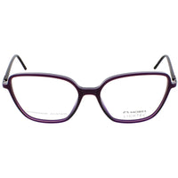Lightec Morel Women's Eyeglasses - Plum Acetate Square Frame | Omicron 50 30277L NP10 ,