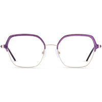 Lightec Morel Women's Eyeglasses - Purple Geometric Frame | Omicron 52 30283L VD06 ,