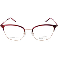 Lightec Morel Women's Eyeglasses - Red/Rose Gold Frame | OMICRON 52 30284L RP07 ,