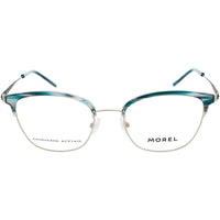 Lightec Morel Women's Eyeglasses - Green/Silver Cat Eye Frame | OMICRON 52 30284L VD09 ,