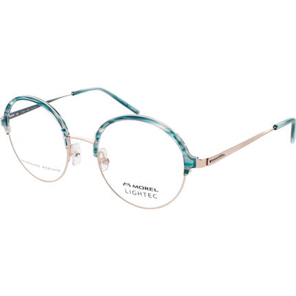 Lightec Morel Women's Eyeglasses - Green/Rose Gold Frame | OMICRON 49 30285L BP12 ,