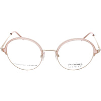 Lightec Morel Women's Eyeglasses - Pink/Rose Gold Round Frame | OMICRON 49 30285L PD11 ,
