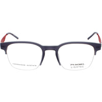 Lightec Morel Men's Eyeglasses - Grey Rectangular Frame | OMICRON 51 30286L GR03 ,
