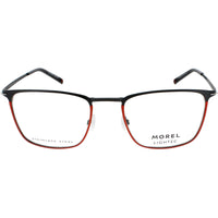 Lightec Morel Men's Eyeglasses - Grey/Red Rectangular Frame | OMICRON 55 30320L GM11 ,