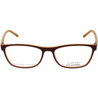 Lightec Morel Women's Eyeglasses - Dark Plum Rectangular Frame | ALPHA 52 7670L PP022 ,
