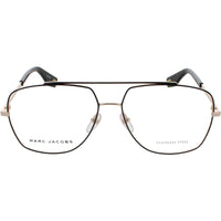 Marc Jacobs Unisex Eyeglasses - Gold Black Metal Aviator Frame | MARC 271 0RHL ,