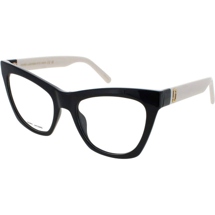 Marc Jacobs Women's Eyeglasses - Black White Plastic Cat Eye Frame | MARC 649 080S ,