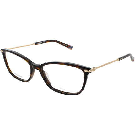 Missoni Women's Eyeglasses - Havana Metal/Plastic Rectangular Frame | MIS 0058 0086 ,