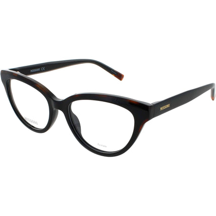 Missoni Women's Eyeglasses - Black Havana Plastic Cat Eye Frame | MIS 0091 0WR7 ,