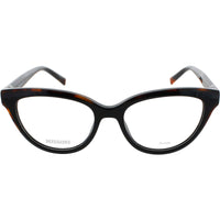 Missoni Women's Eyeglasses - Black Havana Plastic Cat Eye Frame | MIS 0091 0WR7 ,