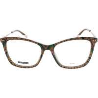 Missoni Women's Eyeglasses - Brown Green Pattern Cat Eye Frame | MIS 0108 01UK ,