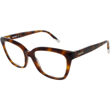 Missoni Women's Eyeglasses - Havana Plastic Full Rim Cat Eye Frame | MIS 0116 005L ,