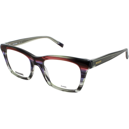 Missoni Women's Eyeglasses - Violet Brown Horn Rectangular Frame | MIS 0117 0L7W ,