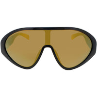 Moschino Unisex Sunglasses - Black Plastic Full Rim Shield Frame | MOS157/S 0807/SQ ,
