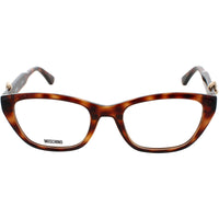 Moschino Women's Eyeglasses - Havana Acetate Full Rim Cat Eye Frame | MOS 608 0086 ,