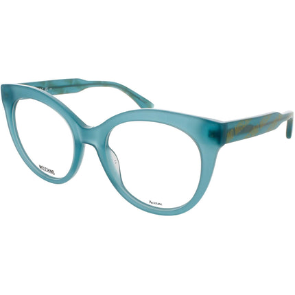 Moschino Women's Eyeglasses - Green Acetate Full Rim Cat Eye Frame | MOS 613 01ED ,