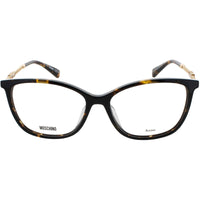 Moschino Women's Eyeglasses - Havana Acetate Cat Eye Frame | MOS 616/F 0086 ,