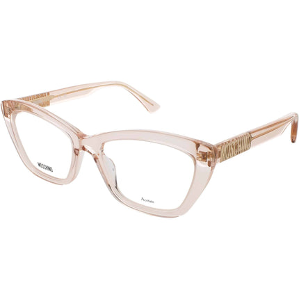 Moschino Women's Eyeglasses - Nude Acetate Full Rim Cat Eye Frame | MOS 629 0FWM ,