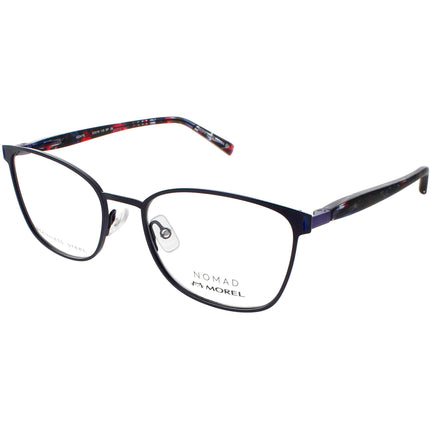 Nomad Morel Women's Eyeglasses - Blue/Purple Metal Cat Eye Frame | 40047N BP08 ,