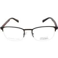 Nomad Morel Men's Eyeglasses - Brown Metal Half Rim Oval Frame | 40052N SP20 ,