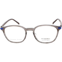 Nomad Morel Men's Eyeglasses - Grey/Blue Acetate Full Rim Oval Frame | 40106N GB02 ,