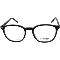 Nomad Morel Men's Eyeglasses - Black/Grey Acetate Full Rim Oval Frame | 40106N ND01 ,