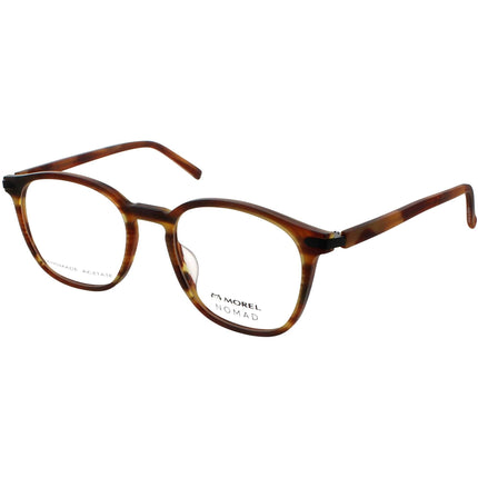 Nomad Morel Men's Eyeglasses - Brown/Black Acetate Oval Frame | 40106N TG03 ,