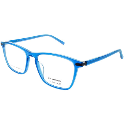Nomad Morel Men's Eyeglasses - Blue/Black Acetate Full Rim Oval Frame | 40107N BN05 ,
