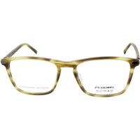 Nomad Morel Men's Eyeglasses - Green/Grey Acetate Rectangular Frame | 40107N TG06 ,