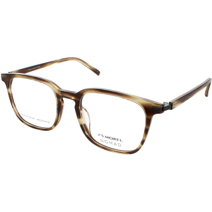 Nomad Morel Men's Eyeglasses - Brown/Green Acetate Rectangular Frame | 40124N GN08 ,