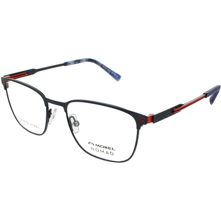 Nomad Morel Men's Eyeglasses - Blue/Orange Acetate Rectangular Frame | 40142N BO02 ,