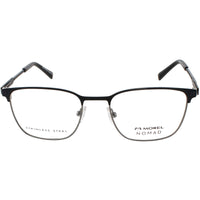 Nomad Morel Men's Eyeglasses - Black/Grey Metal Rectangular Frame | 40142N NG01 ,