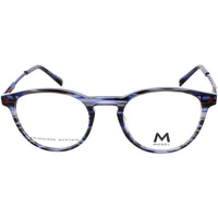 Nomad Morel Men's Eyeglasses - Blue/Orange Acetate Oval Frame | 40195N BO06 ,