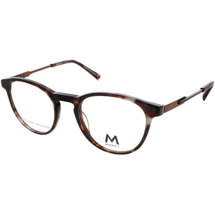Nomad Morel Men's Eyeglasses - Tortoise/Grey Acetate Oval Frame | 40195N TM04 ,