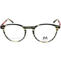 Nomad Morel Men's Eyeglasses - Green/Rouge Acetate Oval Frame | 40195N VR05 ,