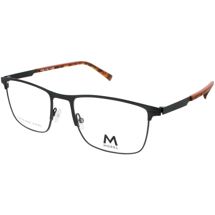 Nomad Morel Men's Eyeglasses - Grey Metal Full Rim Rectangular Frame | 40226N SP02 ,