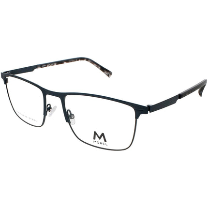 Nomad Morel Men's Eyeglasses - Blue/Grey Metal Rectangular Frame | 40226N SP03 ,