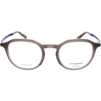 Oga Morel Men's Eyeglasses - Grey Acetate Geometric Frame | LINJER 2 10153O GB12 ,