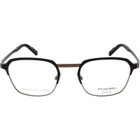 Oga Morel Men's Eyeglasses - Black Metal Geometric Frame | BOREAL 1 10155O NG04 ,