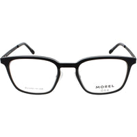 Oga Morel Men's Eyeglasses - Black Metal Rectangular Frame | ARVIKA 10204O NG09 ,