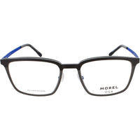 Oga Morel Men's Eyeglasses - Grey Metal Rectangular Frame | ARVIKA 10205O GB11 ,
