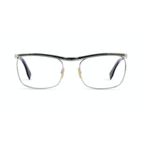 Originale Morel Men's Eyeglasses - Silver/Black Metal Oval Frame | 90024C GG02 ,