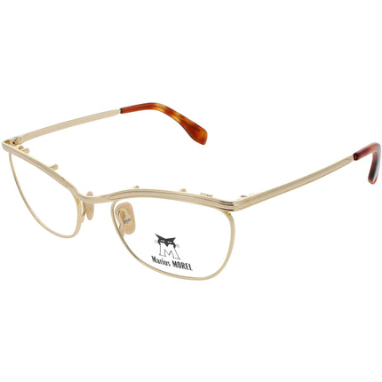 Originale Morel Women's Eyeglasses - Gold Metal Full Rim Oval Frame | 90025C DD04 ,