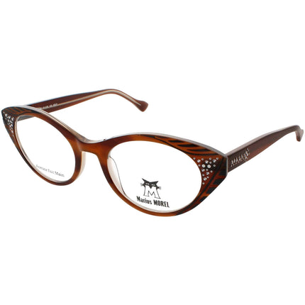 Originale Morel Women's Eyeglasses - Brown/Black Full Rim Cat Eye Frame | 90031C MD17 ,